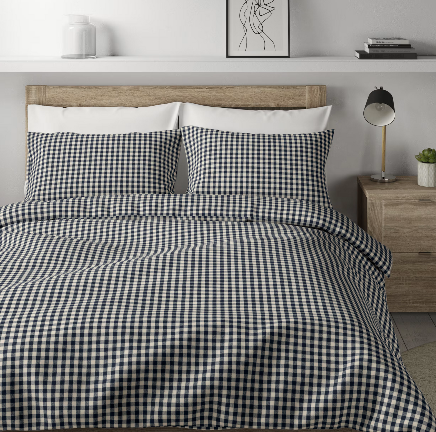 Ava Gingham Duvet Set