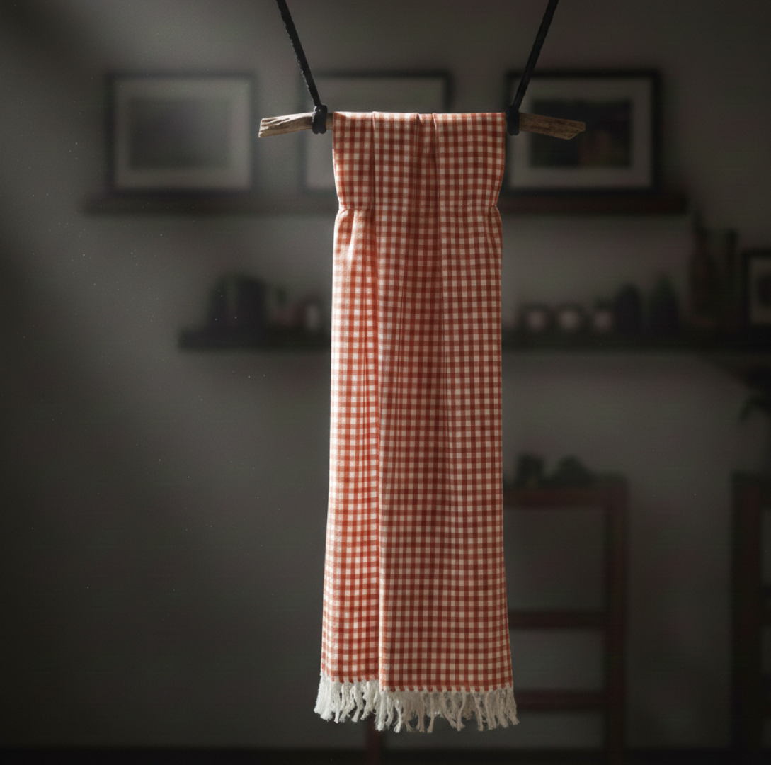 Gingham Christmas Table Cloths Rush