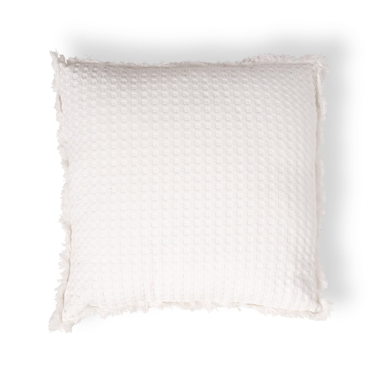 Charlotte Waffle Cushion - Natural