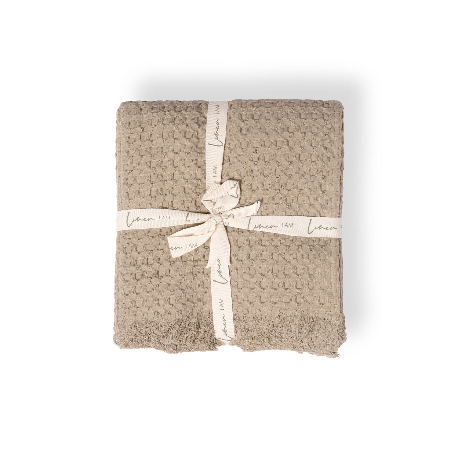 Charlotte Waffle Throw - Natural