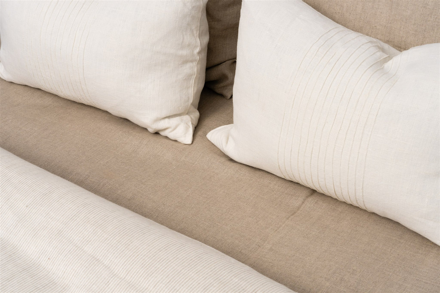 Whitney Natural Linen Sheets