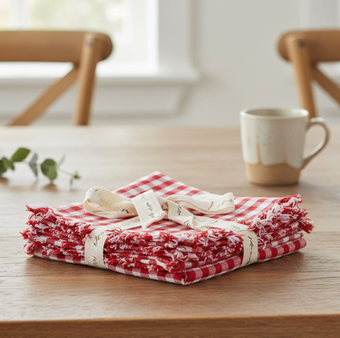 Gingham Easter Napkins