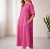 Hazel Dress - Pink - Long Sleeve