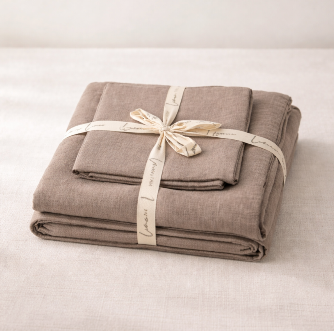 Whitney Natural Linen Duvet Set