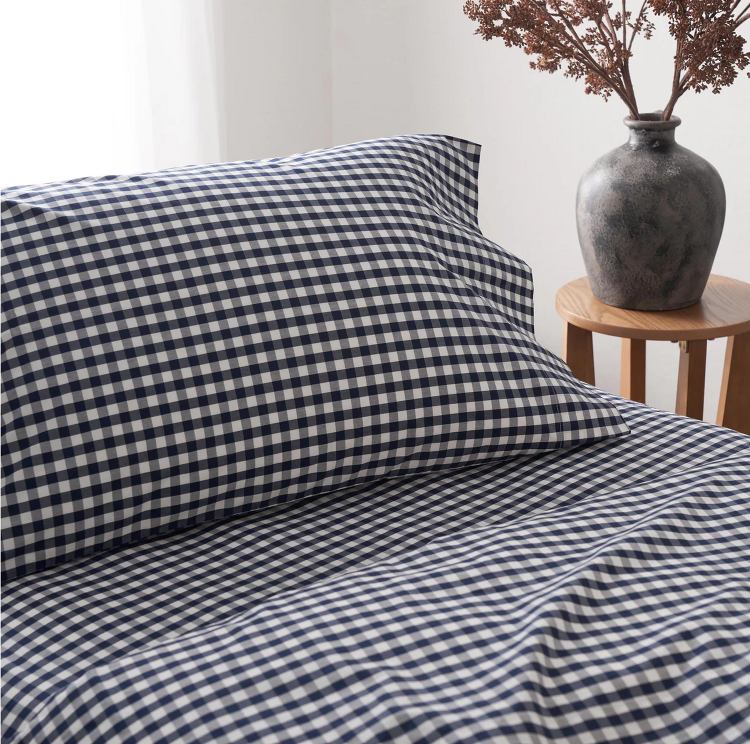Ava Gingham Duvet Set