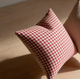 Gingham Christmas Cushion