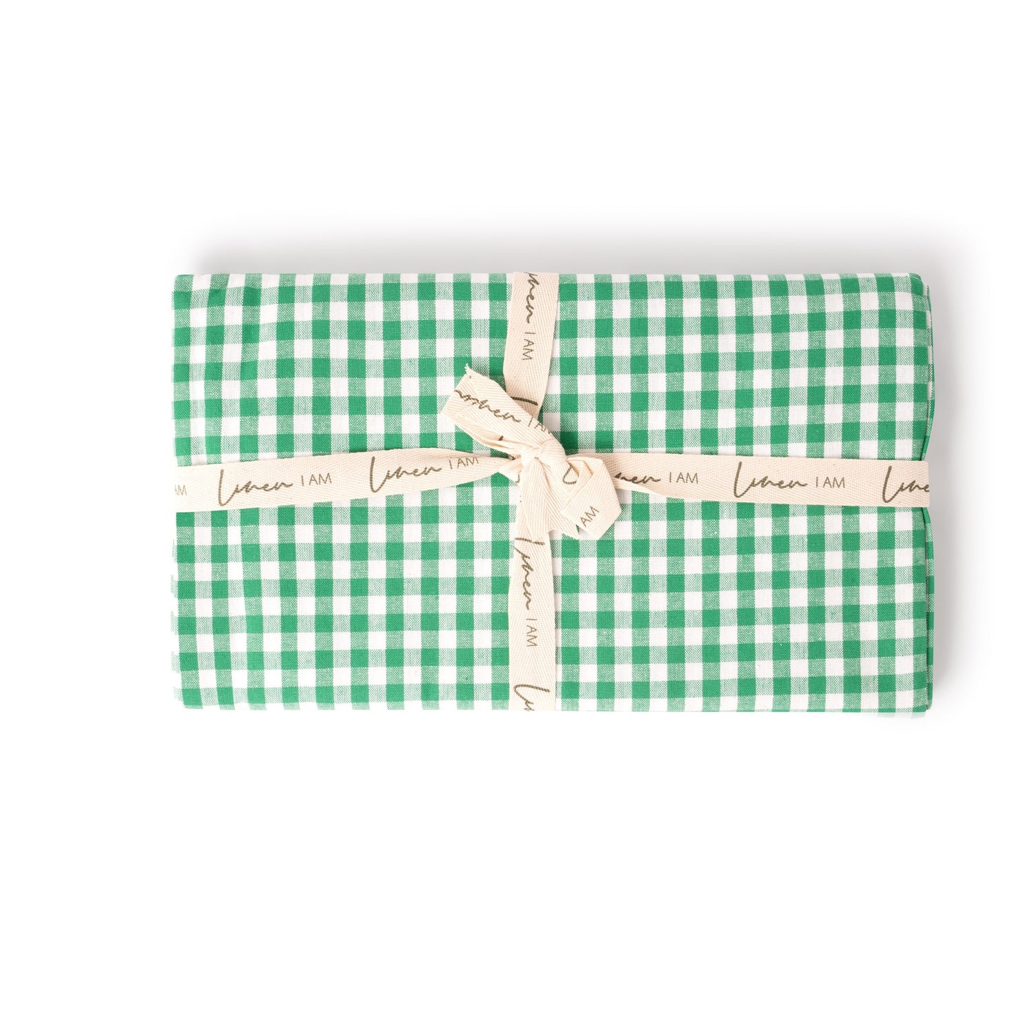 Gingham Christmas Table Cloths - Berry Red