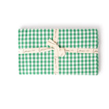 Gingham Christmas Table Cloths - Jolly Green