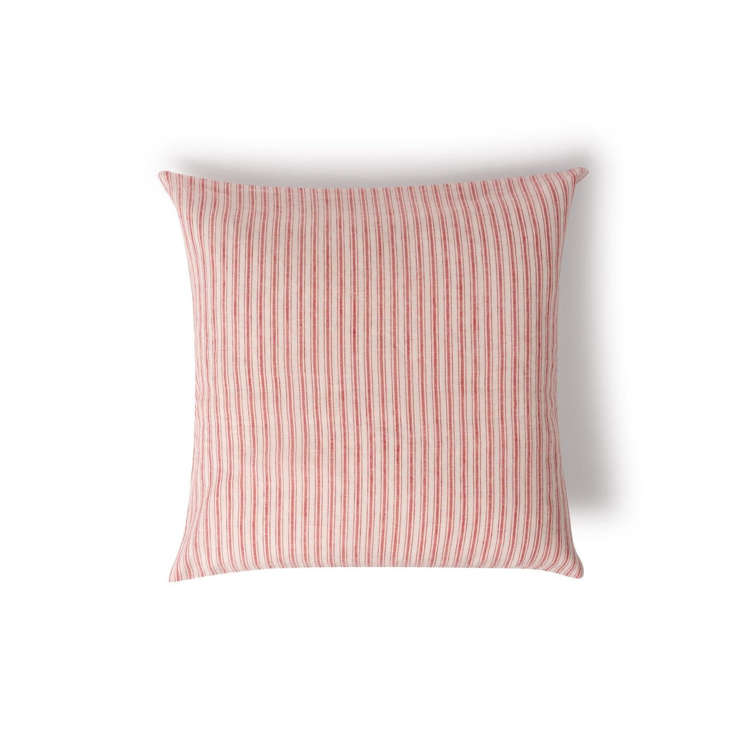 Darcy Striped Cushion - White/Red