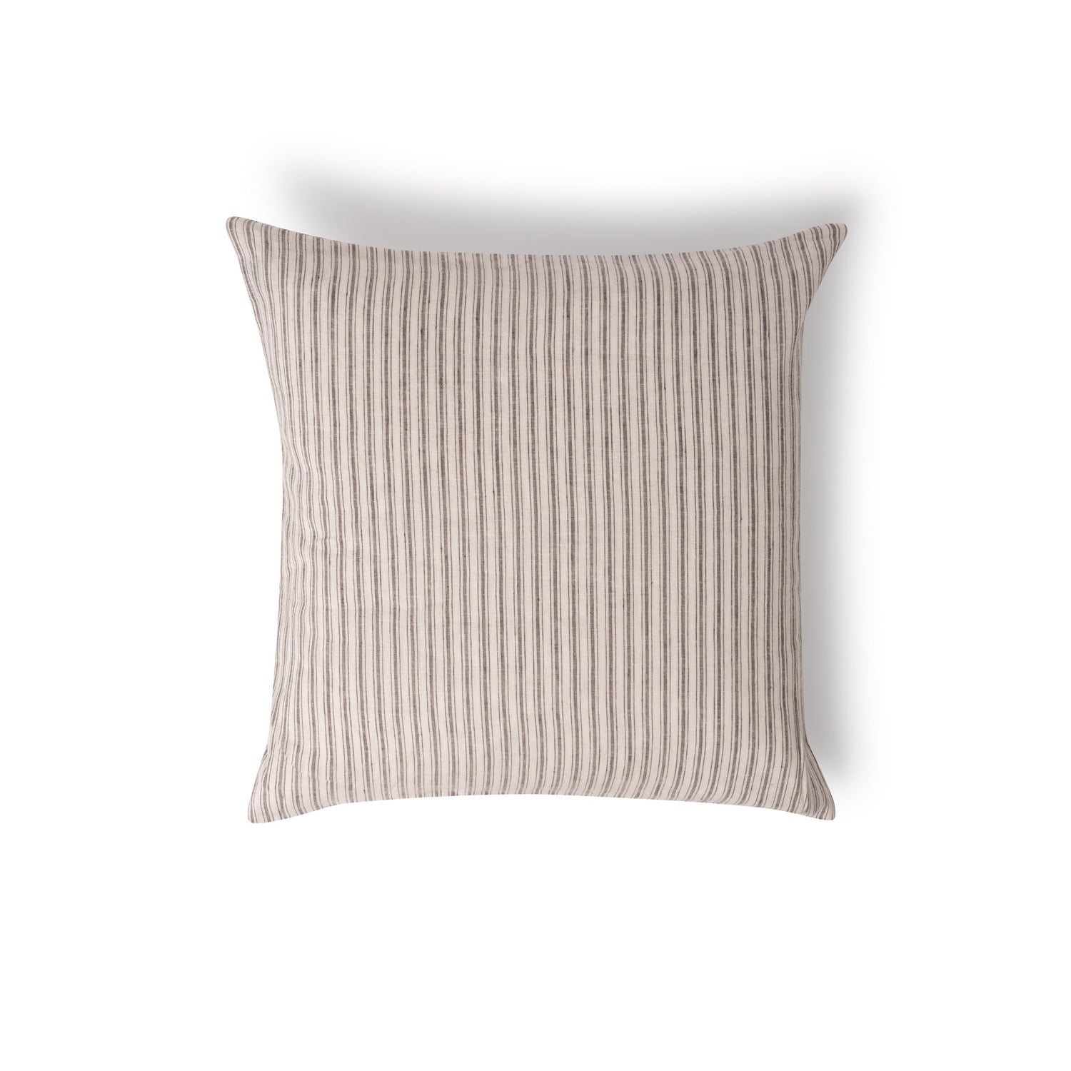 Darcy Striped Cushion - White/Grey