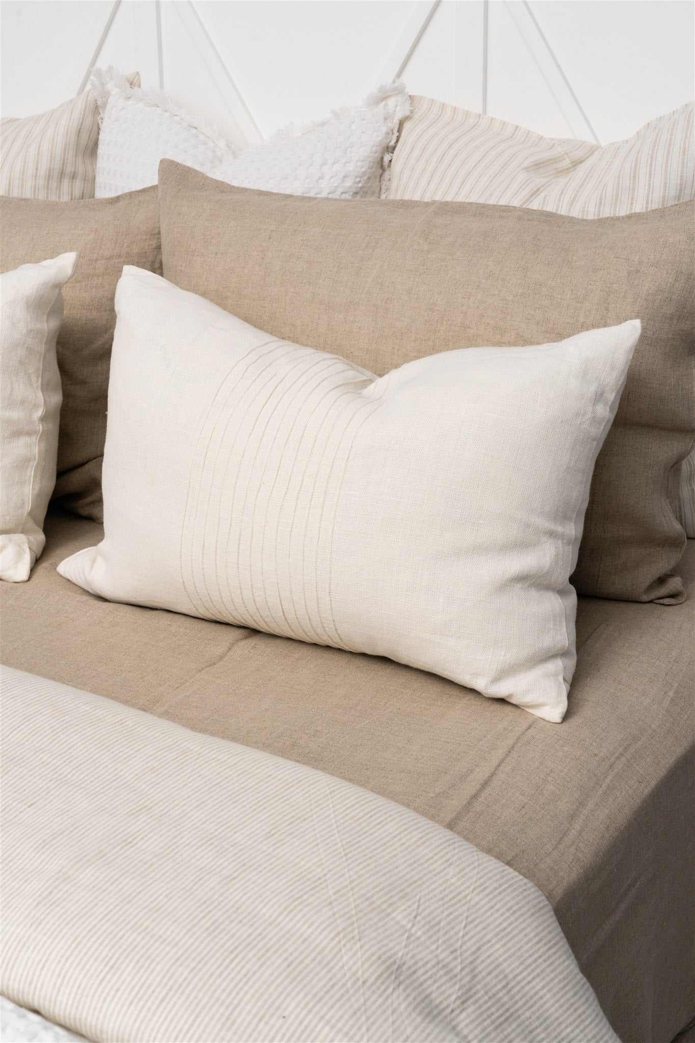 Whitney Natural Linen Sheets