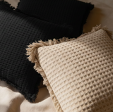 Charlotte Waffle Cushion Natural