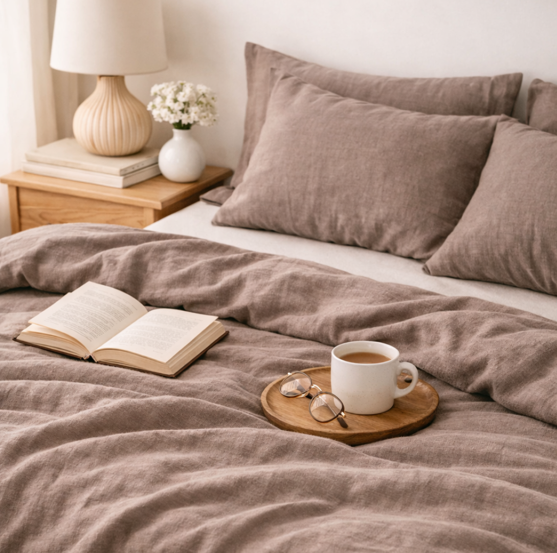 Whitney Natural Linen Duvet Set